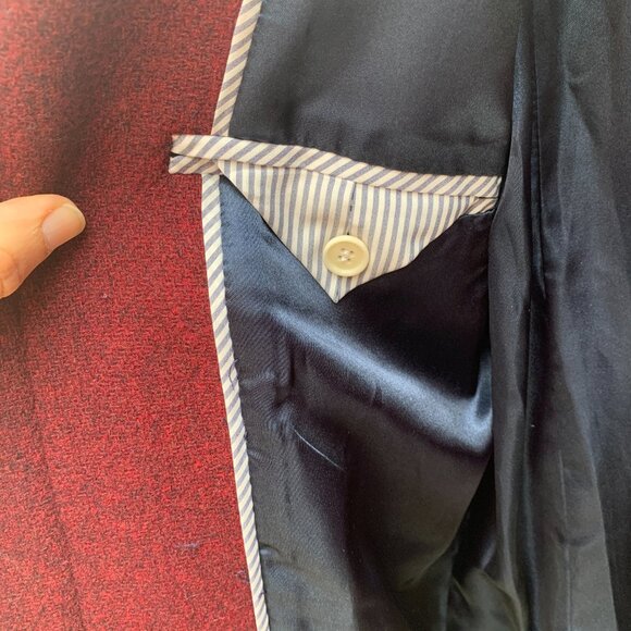 NWT J. Crew Cocoon Coat in Italian Stadium-Cloth Wool Blend | Size 8 | Burgundy - Picture 4 of 5